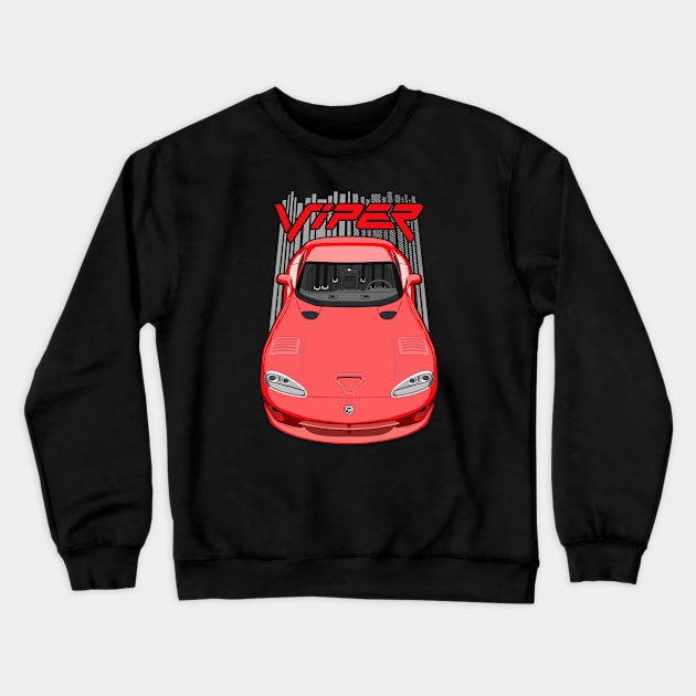 Viper SR II-1996-2002-red Crewneck Sweatshirt by V8social